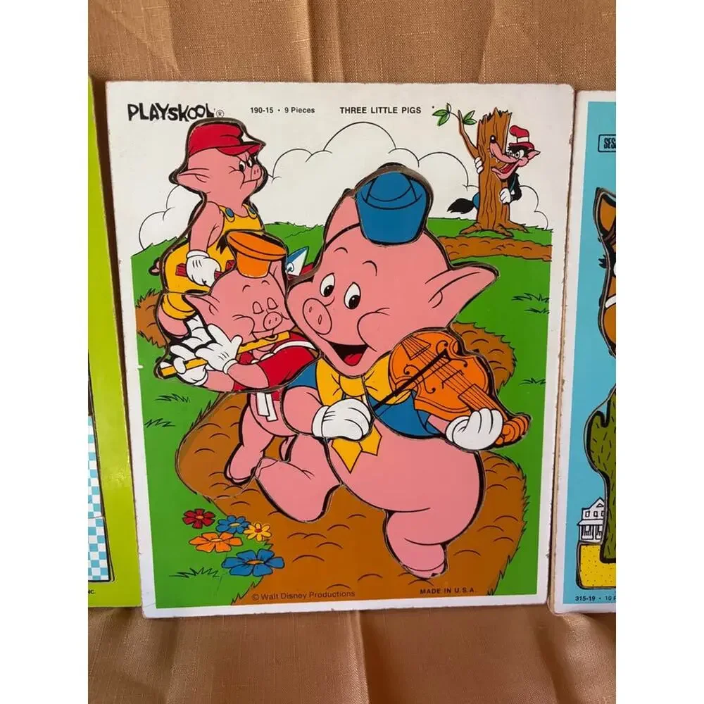 Vintage Puzzles - Muppets / Playskool